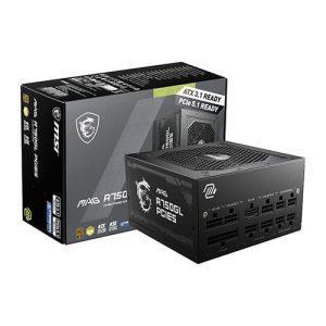 MSI MAG A750GL PCIE5, Fully Modular Compact Gaming 750W Power Supply