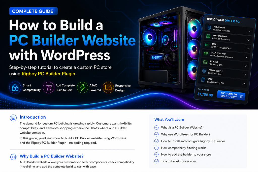 wordpress pc builder